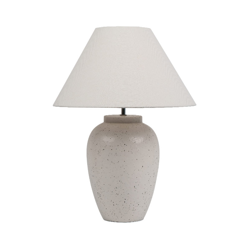 Nostalgisk keramisk soveværelses bordlampe