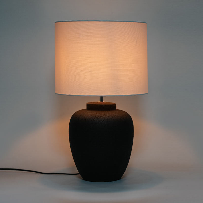 Keramisk krukke Retro Ny kinesisk stil Bedside Table Lamp