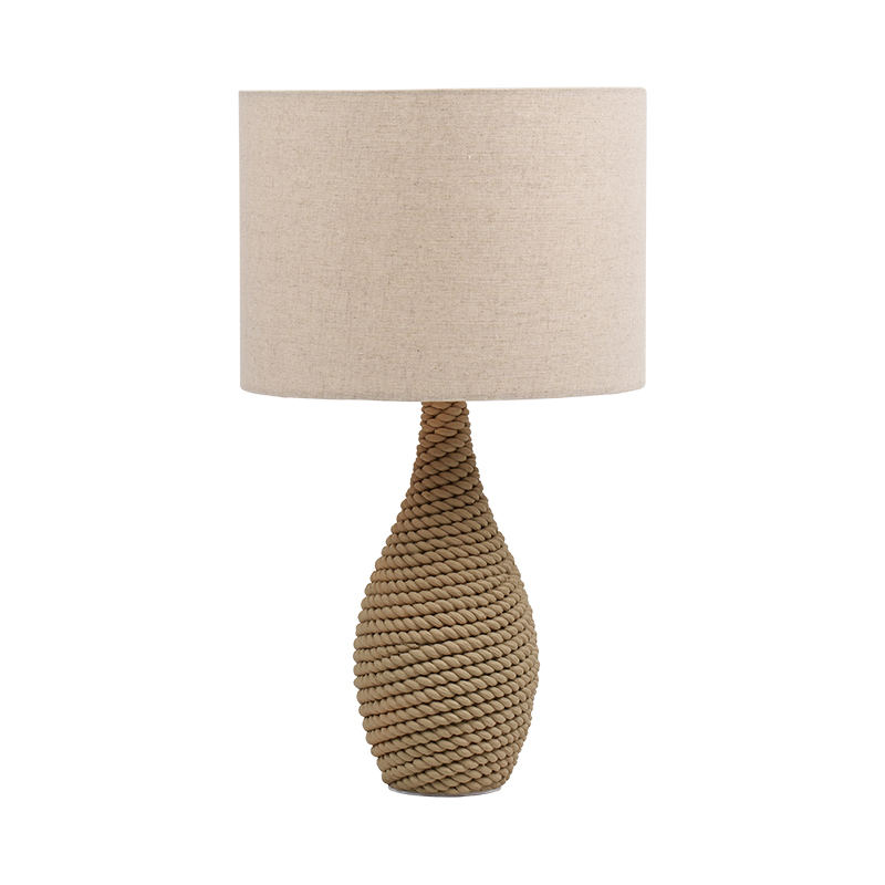 Japansk rattan vævet elegant lampe