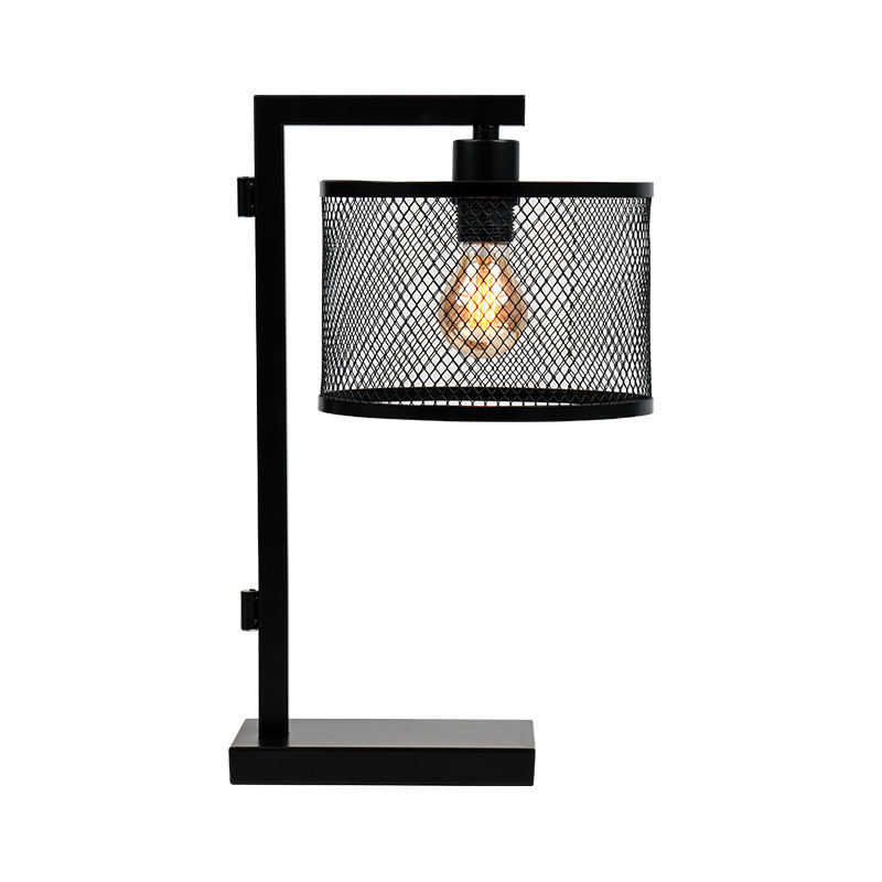 Smedejern dekorativ bordlampe