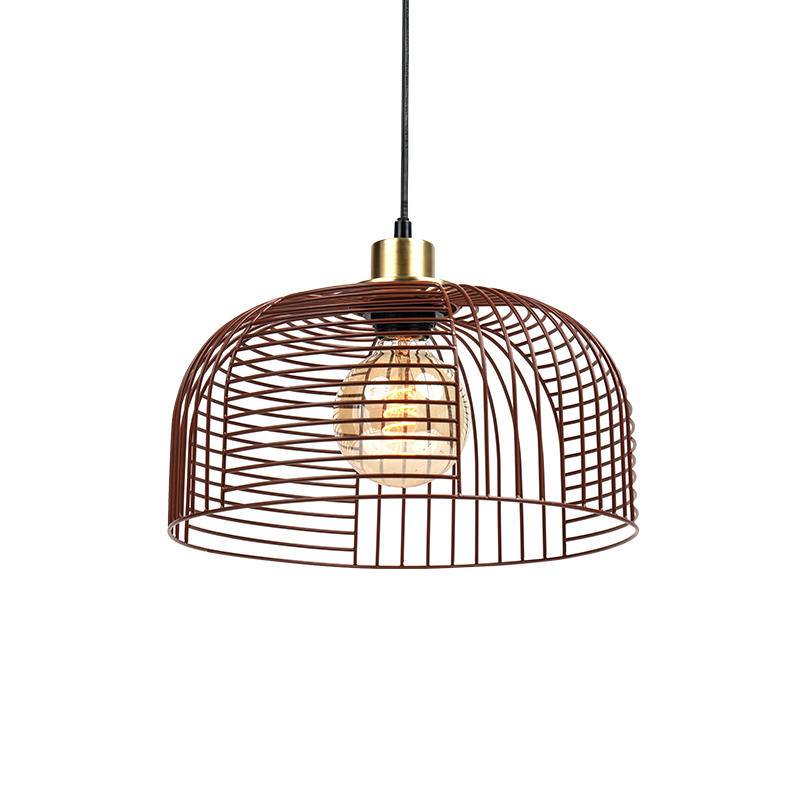 Birdcage Light lækkende jern lysekrone