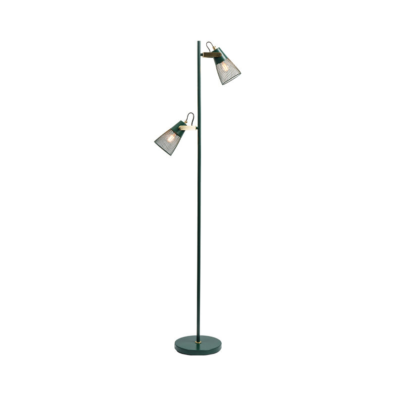 Industriel stil smedejern metal gulvlampe