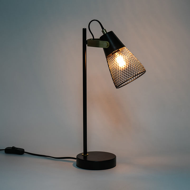 Hotel soveværelse metal hule jernbord lampe