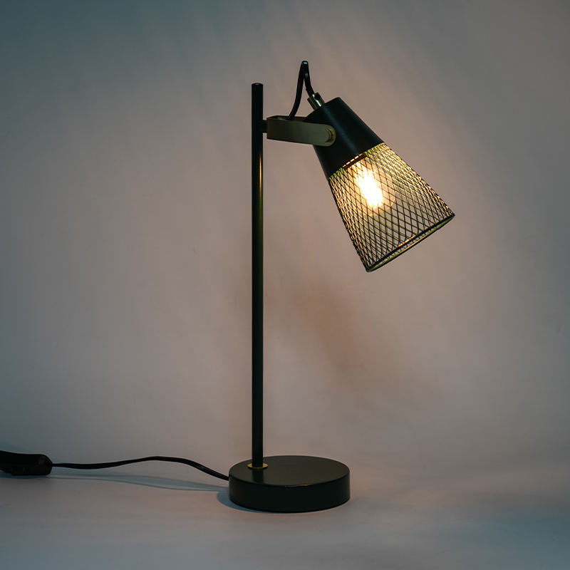 Hotel soveværelse metal hule jernbord lampe