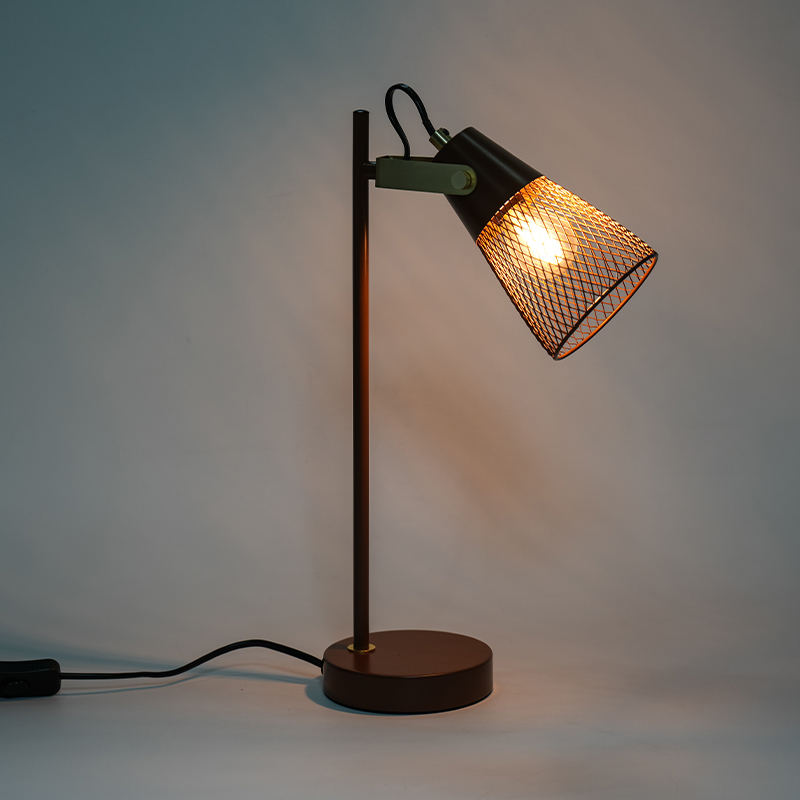 Hotel soveværelse metal hule jernbord lampe