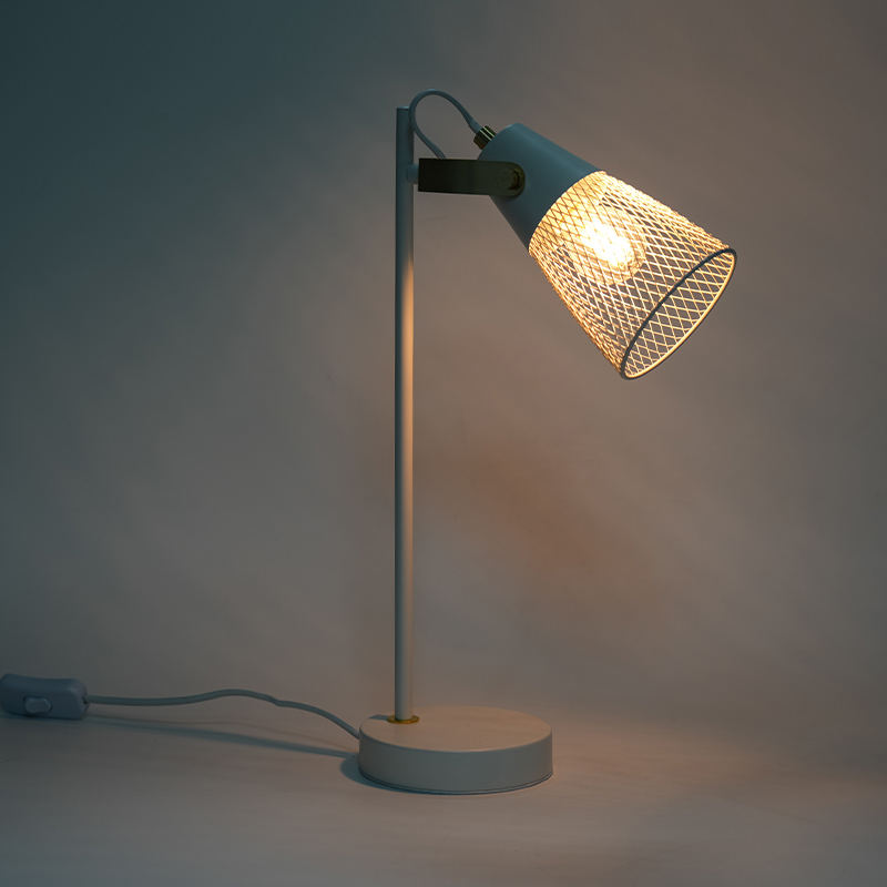 Hotel soveværelse metal hule jernbord lampe