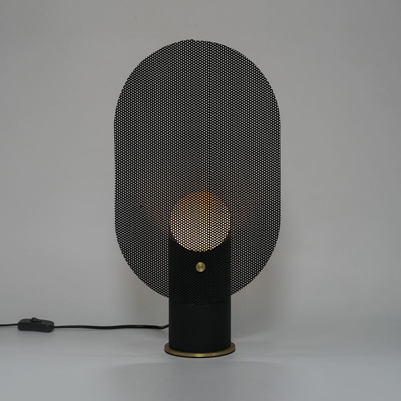Gitter jernbord lampe