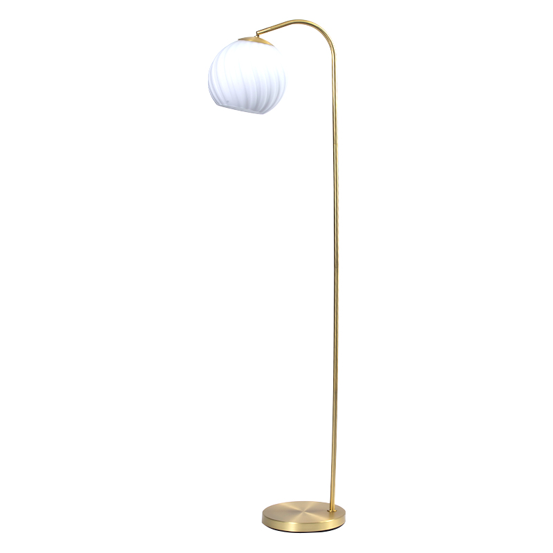 Let luksus metal gulvlampe