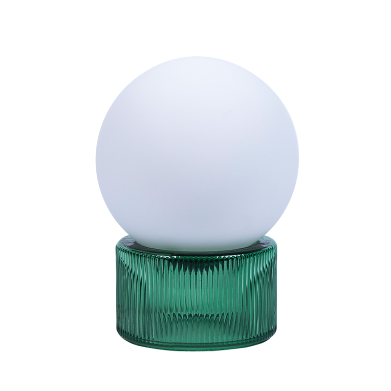 Mørkegrøn glasplads Lampe